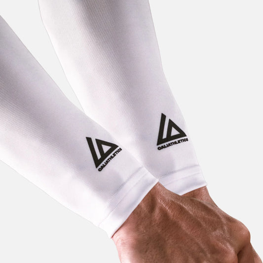 Manchon de compression blanc SET de 2