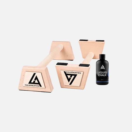 Parallettes LONGUES + magnésie liquide