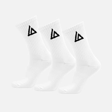 Chaussettes longues blanches 3 PAIRES