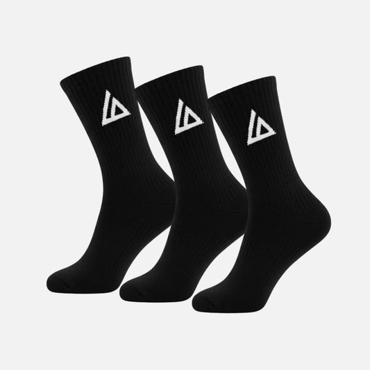 Long socks black 3 PAIRS