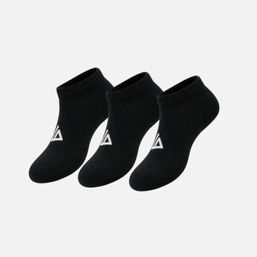 Chaussettes courtes noires 3 PAIRS