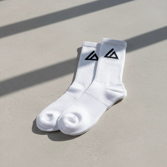 Long socks white