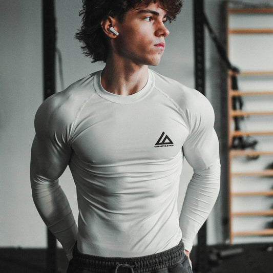 Koszulka kompresyjna biała